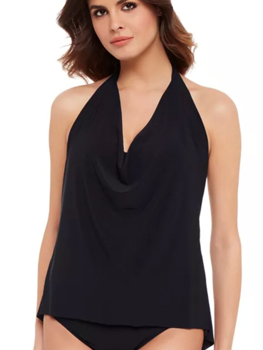 Magicsuit Sophie Black Halter Tankini Top 18W